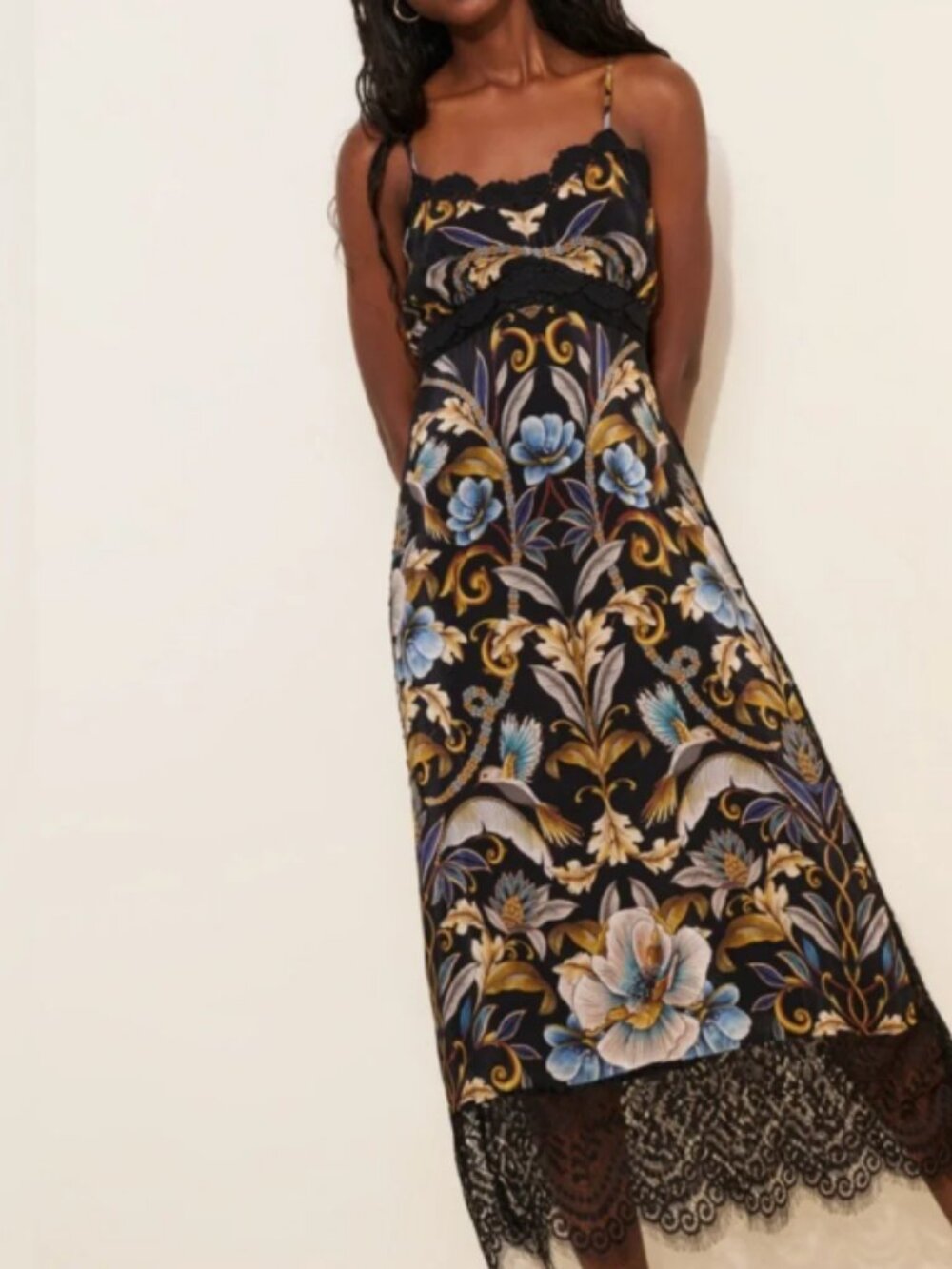 FARM Rio Flowerful Garden Midi Dress Size S - Picture 3 of 11